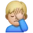 Man Facepalming: Medium-Light Skin Tone