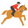 Horse Racing: Light Skin Tone Emoji 🏇🏻 image - Tossface style