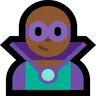 Man Supervillain: Medium-Dark Skin Tone Emoji 🦹🏾‍♂️ image - Microsoft Windows 10 Segoe UI Emoji style