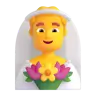 Man With Veil Emoji 👰‍♂️ image - Microsoft 3D Fluent style