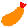 Эмодзи Жареные креветки 🍤 image - Docomo style