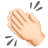 Clapping Hands: Light Skin Tone