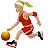 Woman Bouncing Ball: Medium-Light Skin Tone