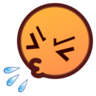 Emoji Faccia starnutire 🤧 image - Emojidex style