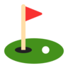 Emoji Flag in Hole ⛳ image - Microsoft Classic 2D style