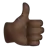 Thumbs Up: Dark Skin Tone