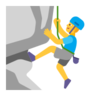 Man Climbing Emoji 🧗‍♂️ image - Microsoft Classic 2D style