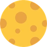 满月 Emoji 🌕 image - Skype style