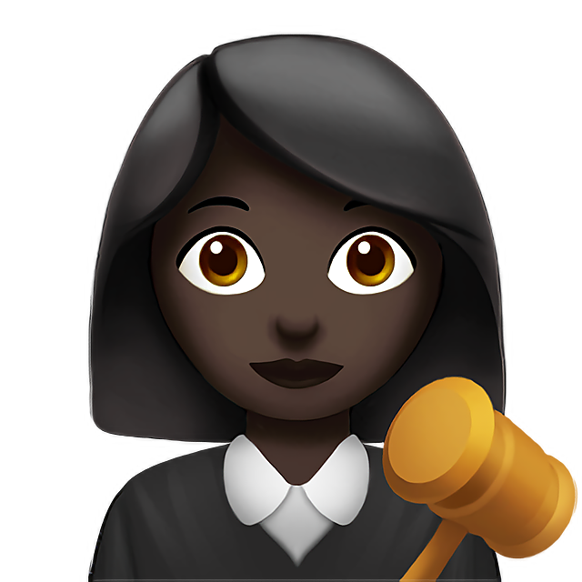 Woman Judge: Dark Skin Tone