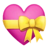 リボン付きハート Emoji 💝 image - Huawei Harmony OS style
