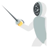 Szermierz Emoji 🤺 image - EmojiTwo style