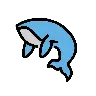 Whale Emoji 🐋 image - OpenMoji style