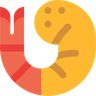 Эмодзи Жареные креветки 🍤 image - Skype style