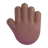 Raised Back Of Hand: Medium-Dark Skin Tone