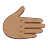 Rightwards Hand: Medium Skin Tone