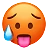 過熱した顔