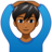 Man Gesturing Ok: Medium-Dark Skin Tone