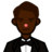 Person In Tuxedo: Dark Skin Tone