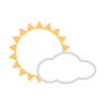 Sol blanco con nube pequeña Emoji 🌤 image - Emojidex style