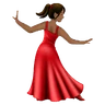 Woman Dancing: Medium-Dark Skin Tone Emoji 💃🏾 image - Huawei Harmony OS style