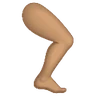 Leg: Medium Skin Tone Emoji 🦵🏽 image - Huawei Harmony OS style