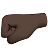Left-Facing Fist: Dark Skin Tone