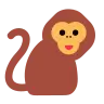 बंदर Emoji 🐒 image - Tossface style