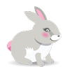 兔子 Emoji 🐇 image - Skype style