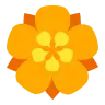 Rosette Emoji 🏵 image - Tossface style