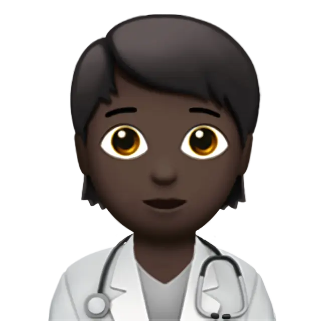 Health Worker: Dark Skin Tone