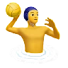 Man Playing Water Polo Emoji 🤽‍♂️ image - Apple style