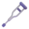 Crutch Emoji 🩼 image - Microsoft 3D Fluent style