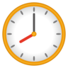 Reloj cara ocho Oclock Emoji 🕗 image - Emojidex style