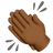 Clapping Hands: Medium-Dark Skin Tone