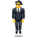 Person In Suit Levitating