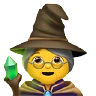 Woman Mage Emoji 🧙‍♀️ image - Apple style