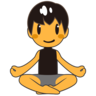 Man In Lotus Position Emoji 🧘‍♂️ image - Emojidex style