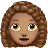 Woman: Medium Skin Tone, Curly Hair