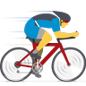 Man Biking Emoji 🚴‍♂️ image - Skype style
