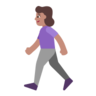 Woman Walking: Medium Skin Tone Emoji 🚶🏽‍♀️ image - Microsoft Classic 2D style