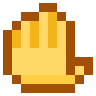 Эмодзи Поднятая рука ✋ image - SerenityOS style