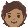 Person: Medium Skin Tone Emoji 🧑🏽 image - Google Noto Color style