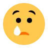 Crying Face Emoji 😢 image - Tossface style
