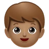 Boy: Medium Skin Tone Emoji 👦🏽 image - Huawei Harmony OS style