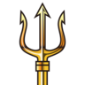 Emblème du trident Emoji 🔱 image - Emojidex style