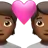 Couple With Heart: Medium-Dark Skin Tone