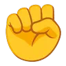 Emoji Emelt ököl ✊ image - Google Noto Color Animated style