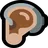 Ear With Hearing Aid: Medium-Light Skin Tone
