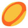 Piłka nożna rugby Emoji 🏉 image - Microsoft Classic 2D style