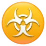 Znak zagrożenia biologicznego Emoji ☣ image - Samsung style
